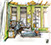 &nbsp;Jeremy Conway Design for School of Rock, Color Sketch Dewey's Apartment 